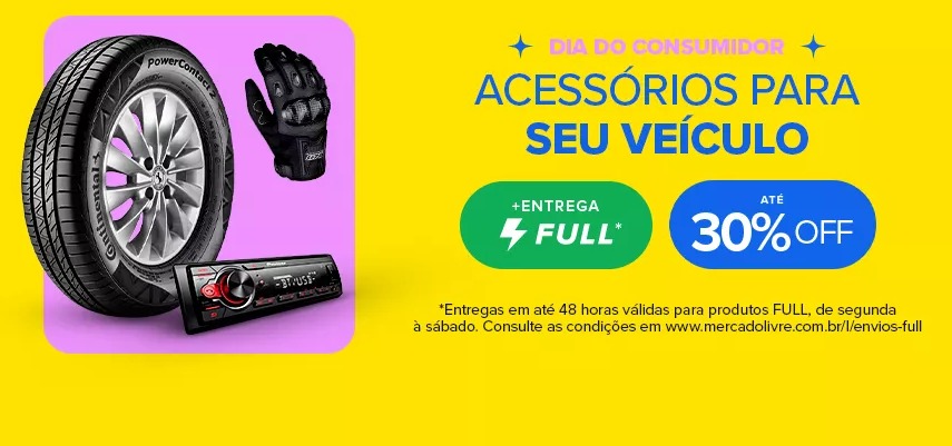 promoção de carro na Semana do Consumidor